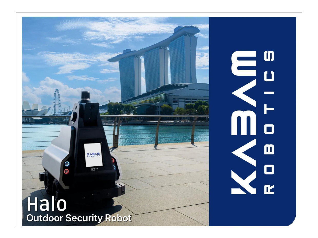 Outer picture of a outer security robot