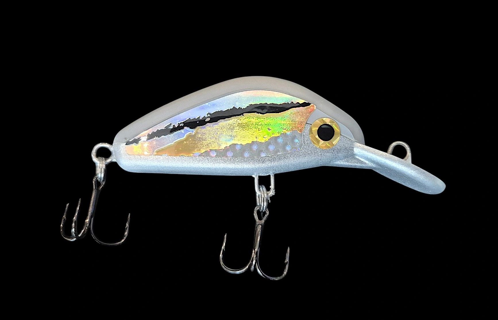 canadian fishing lure companies Thundermist Company American Smelt Shallow Dive Crank Bait, Gold, Topwater Lures Hangbelly Lure Company