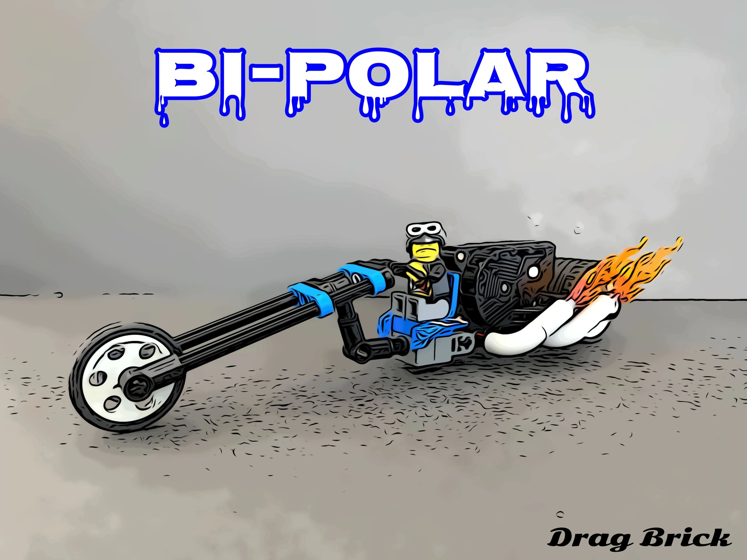 LEGO-MOC-drag-bike