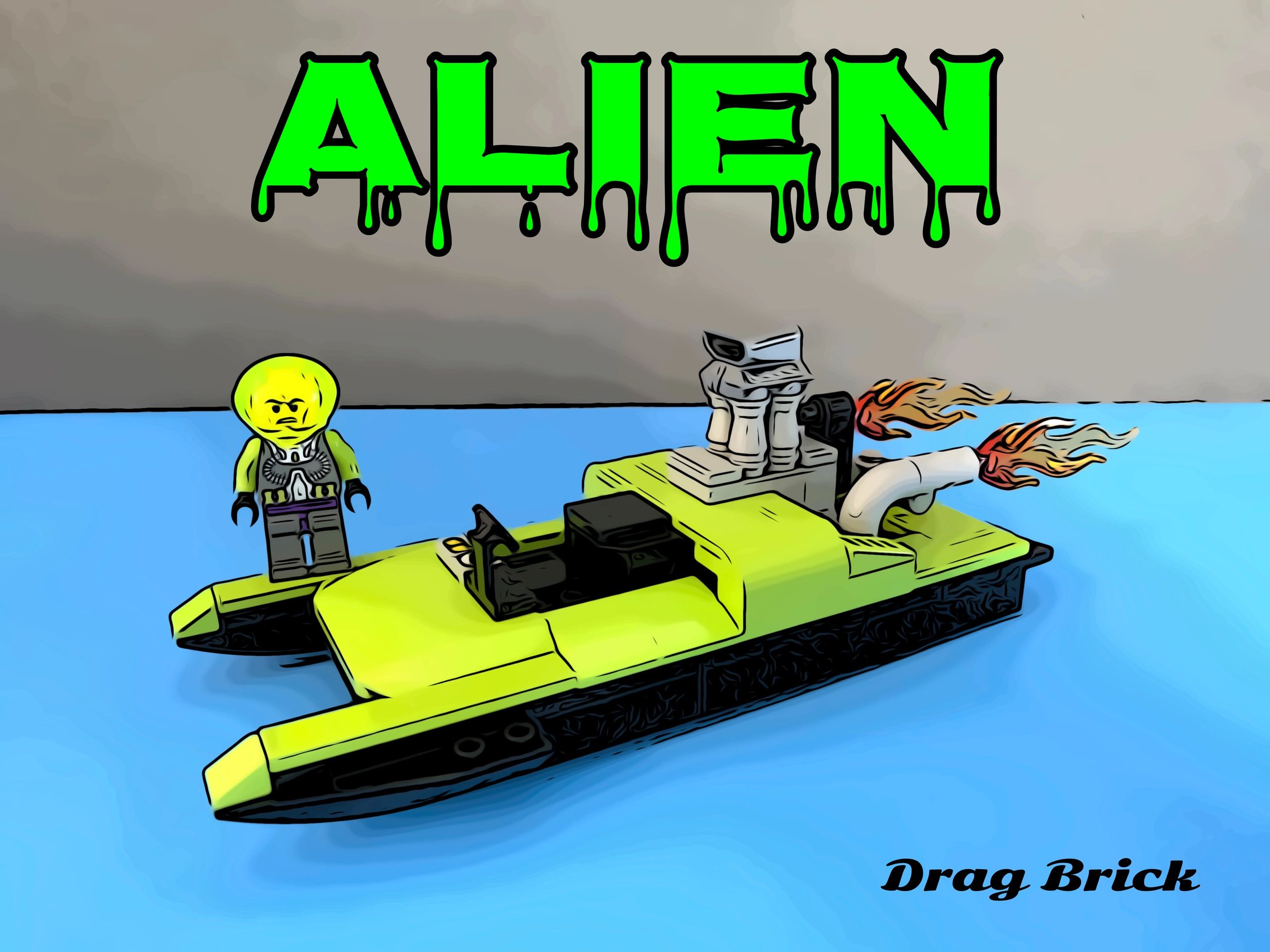 LEGO-racing-boat