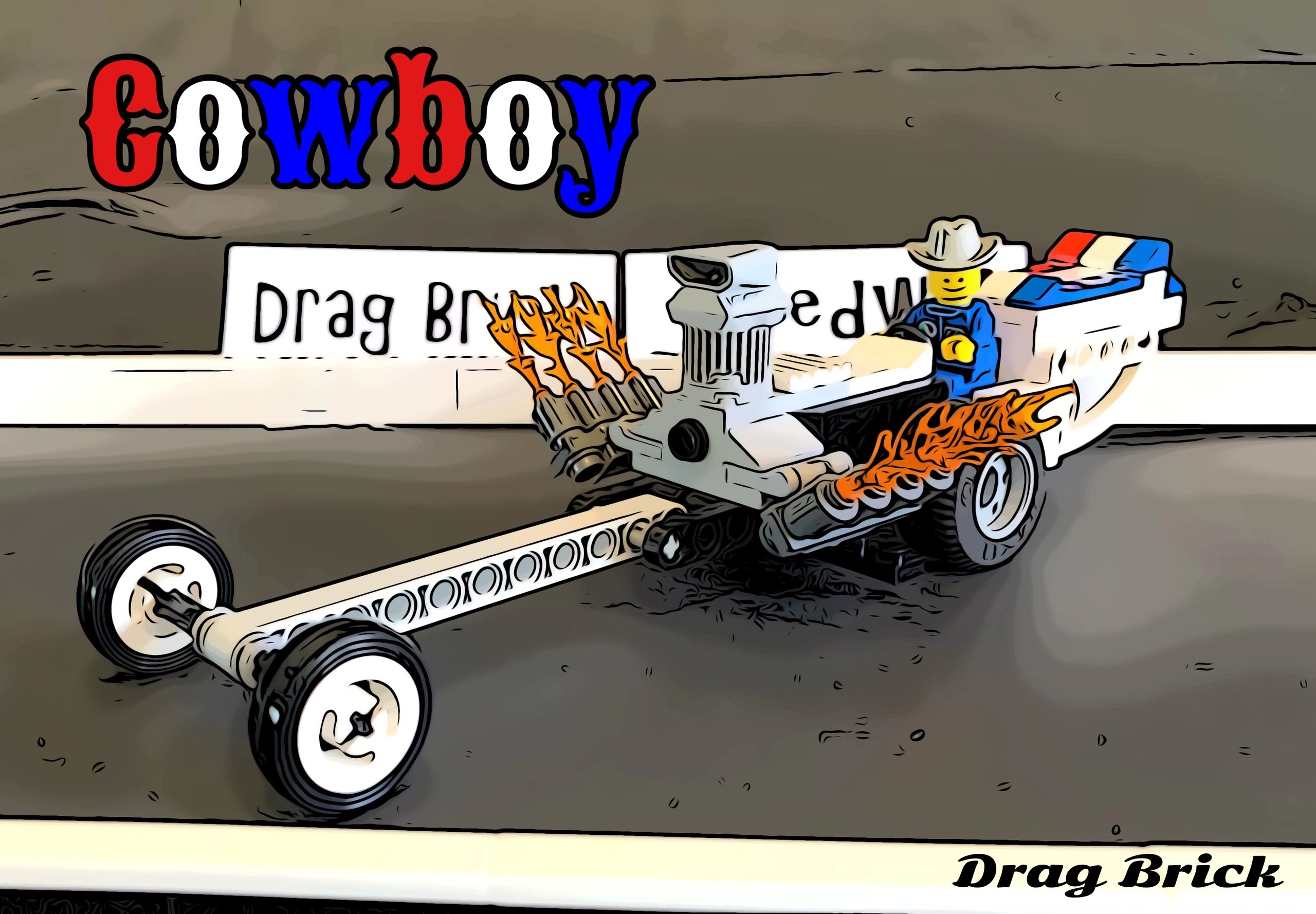 LEGO-drag-car
