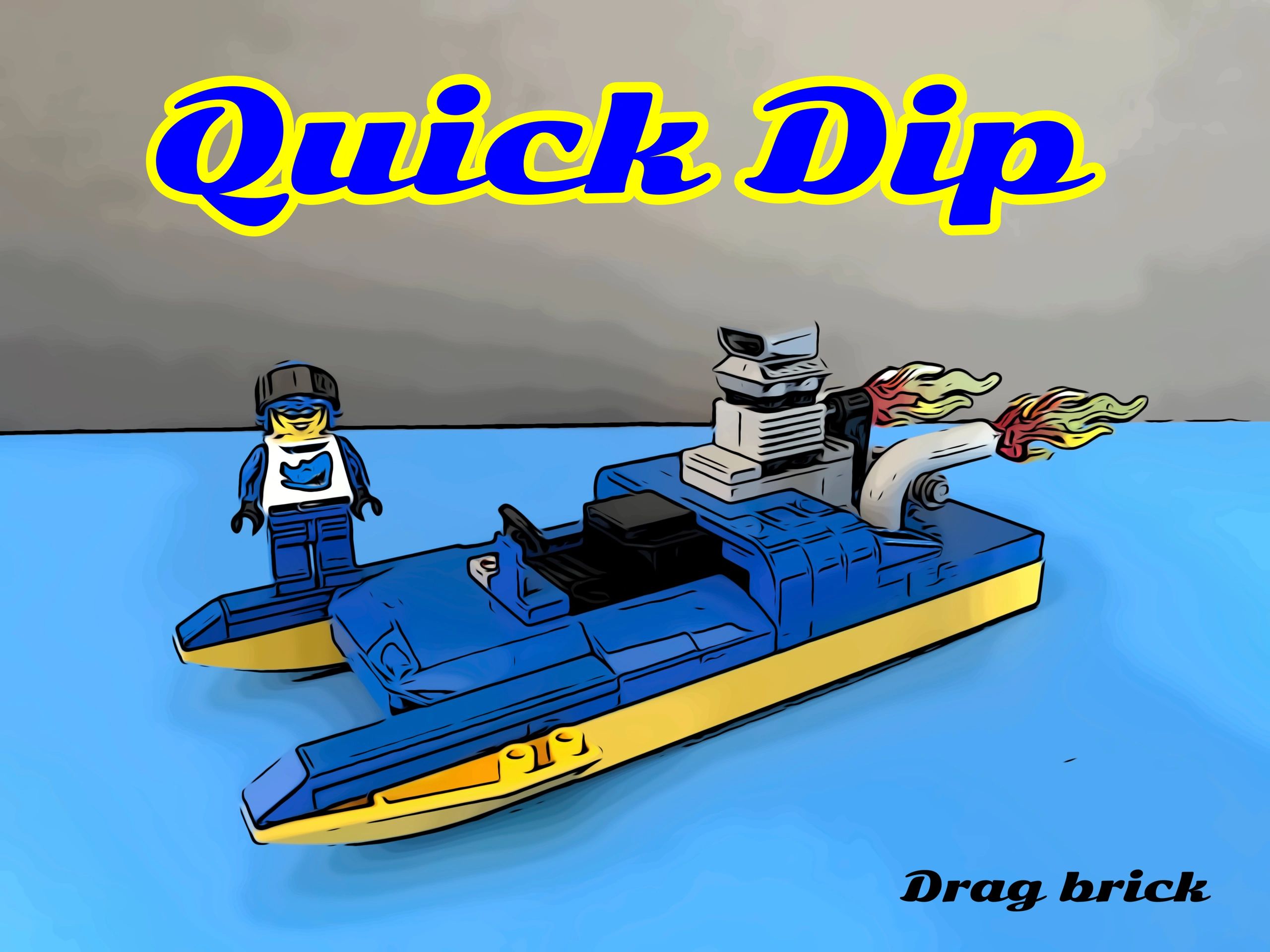 LEGO-MOC-drag-boat