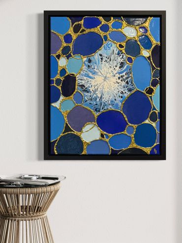 Vibrant abstract art
Eye-catching decor
Nature-inspired piece
Modern art creation
Home decor ideas