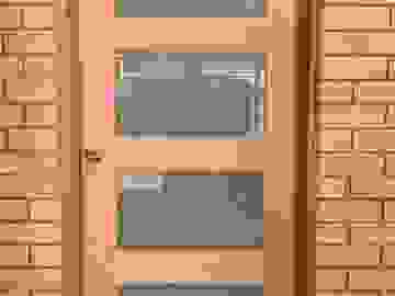 4 lite large glass 2040x820x40mm translucent glass door with entry handle
