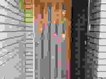 newhaven entrance door. Translucent glass. 2040x820 2040x870 2040x920 2040x1020 with entrance handle