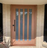 Newhaven 4 lite 2040x1200mm entrance door and frame set.