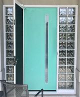 One lite narrow glass external dor