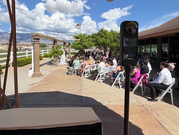 Ceremony Mics & sound, Albuquerque International Balloon Fiesta Golf Center, Albuquerque Wedding DJ