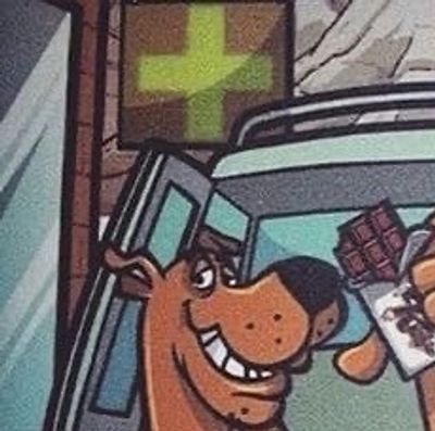 Scooby and a baggie smoking weed