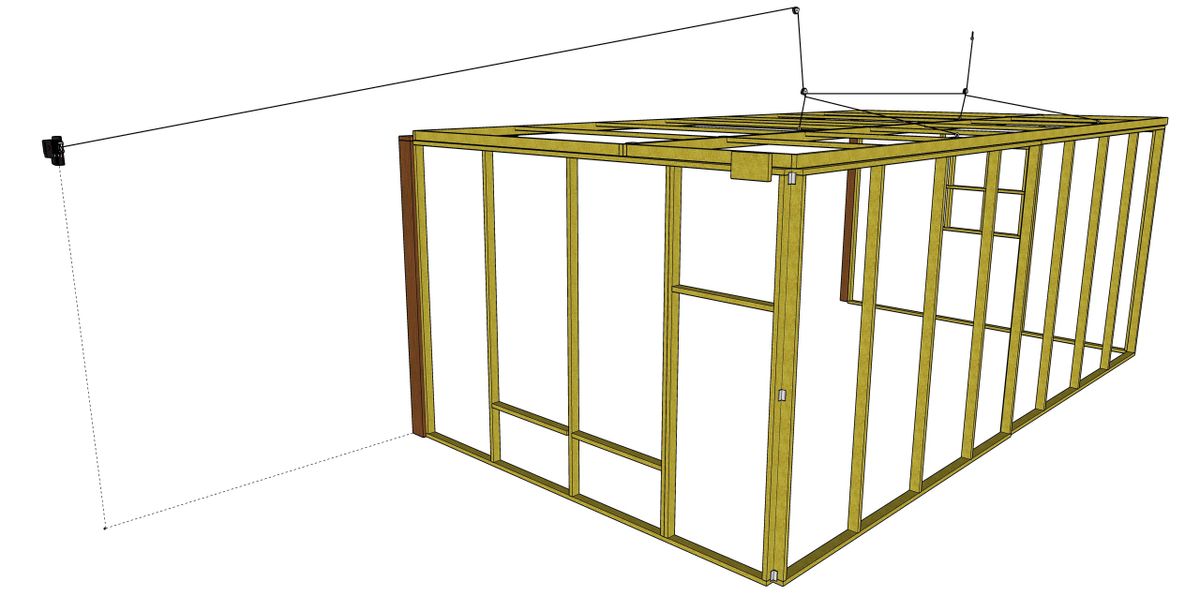 Extra large Foldable Paint Booth 28'L x 14'W x 10'H