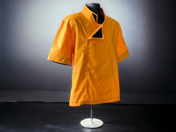 Scoundrel Shirt Orange with Black Accents