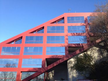 Commercial painted exterior building, applied by Alaska's Supreme Painting Co.