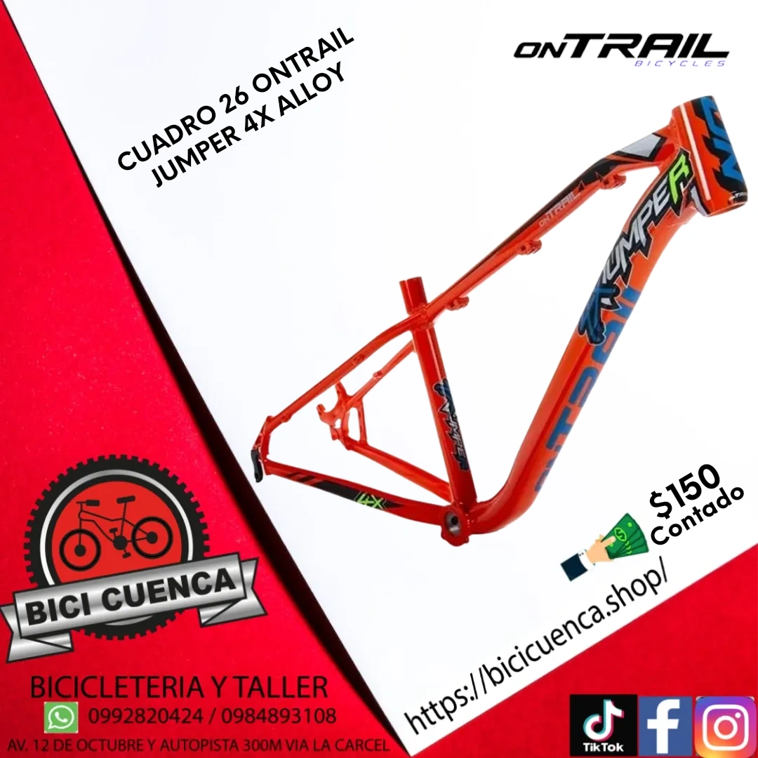 CUADRO 26 ONTRAIL JUMPER 4X ALLOY AZUL,ROJO,