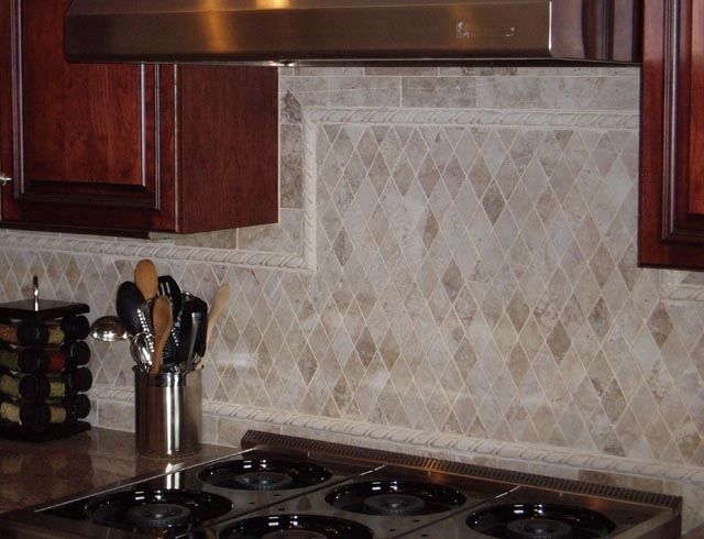 Luxury kitchen backsplash installation