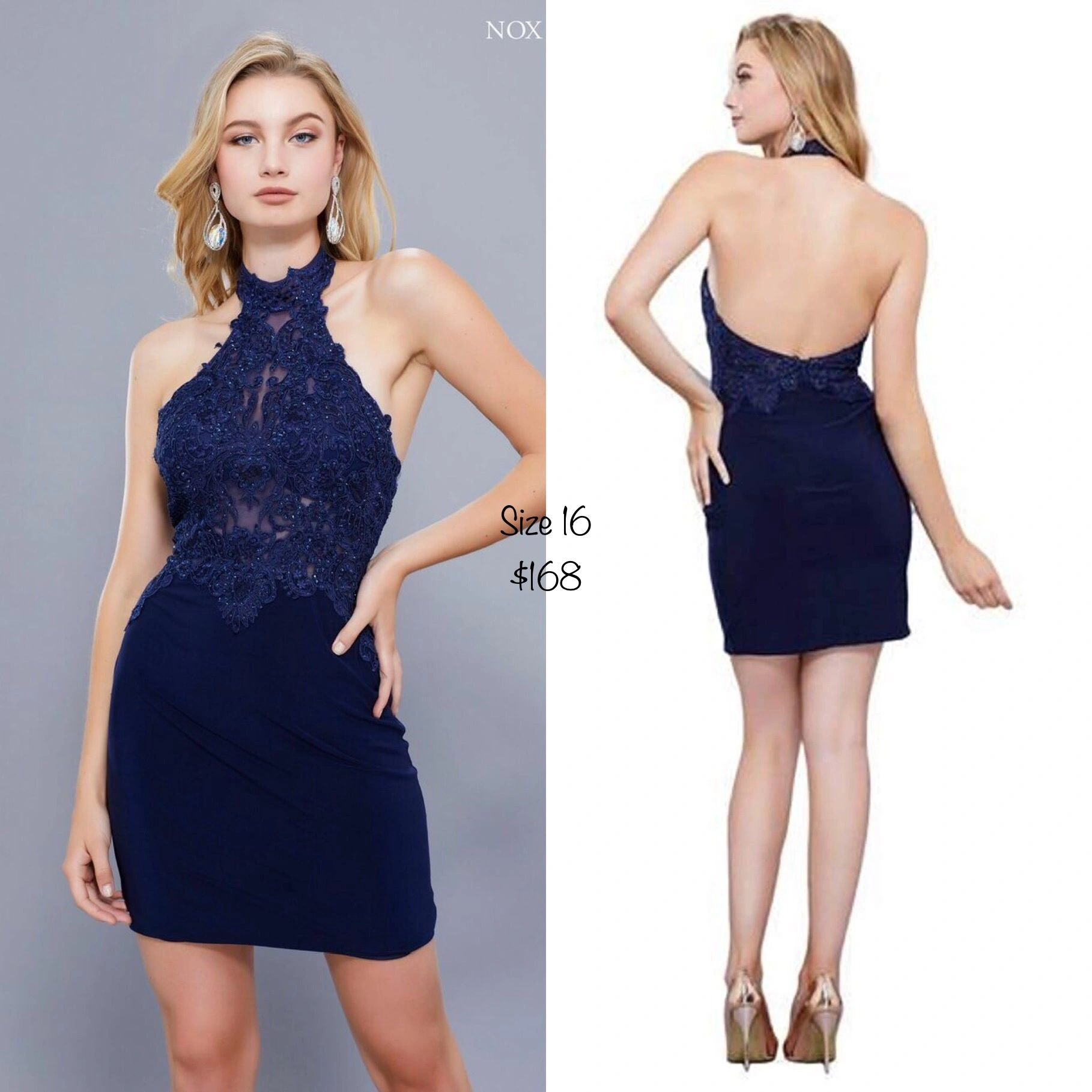 homecoming dresses lace up back Andi Homecoming Dress main image 0