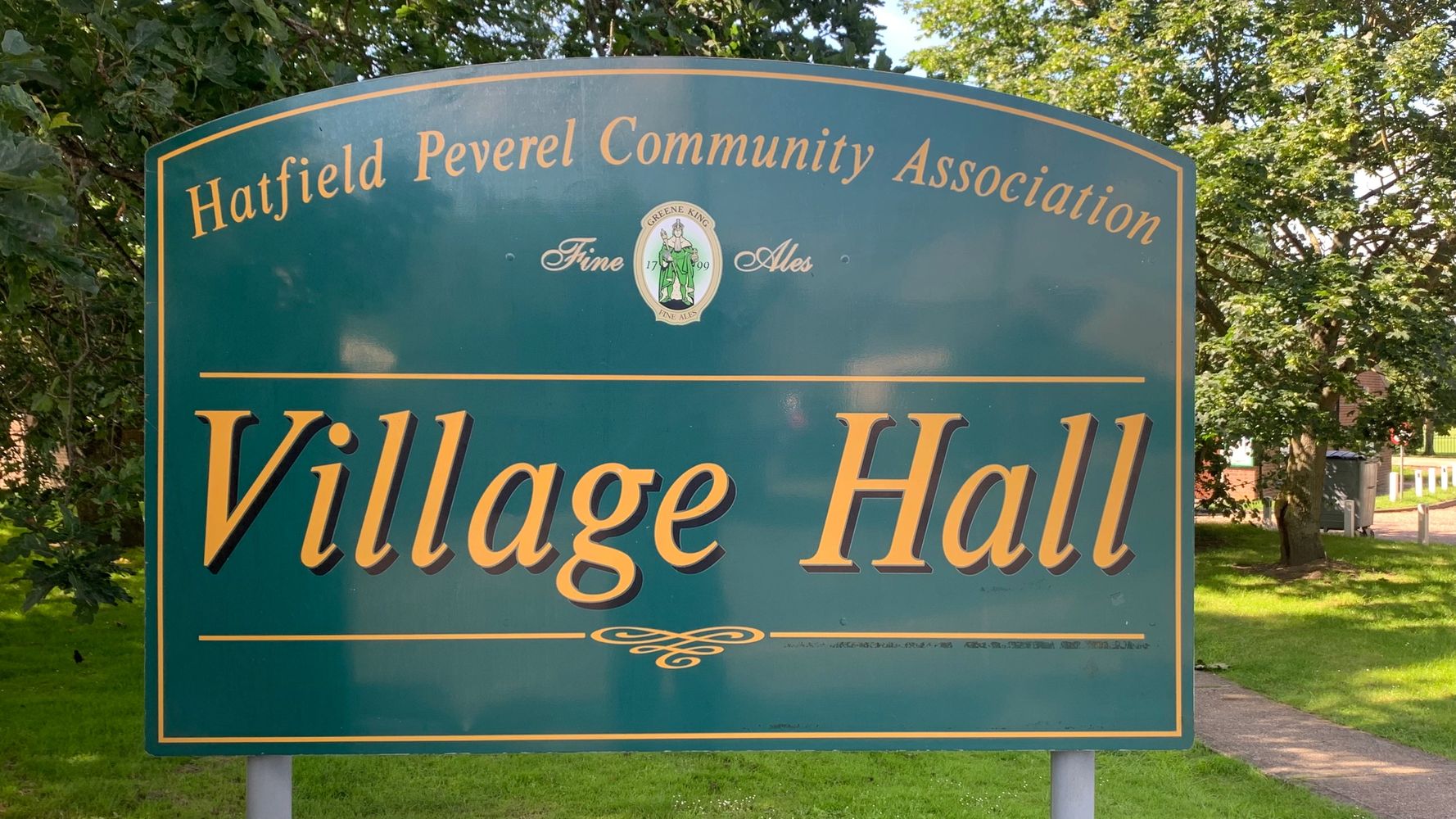 Hatfield Peverel Village Hall sign