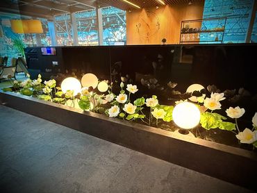仿真植栽牆，人造植物牆，空間綠化，綠化佈置，軟裝設計，人造造景。