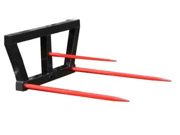 Black frame with three long red spikes.