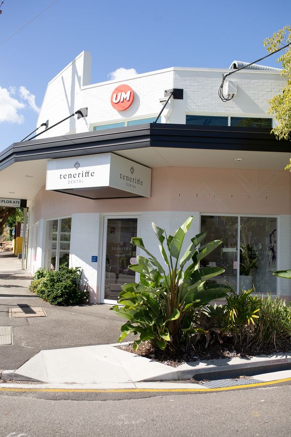 The exterior of Teneriffe Dental, a dental practice in Brisbane.