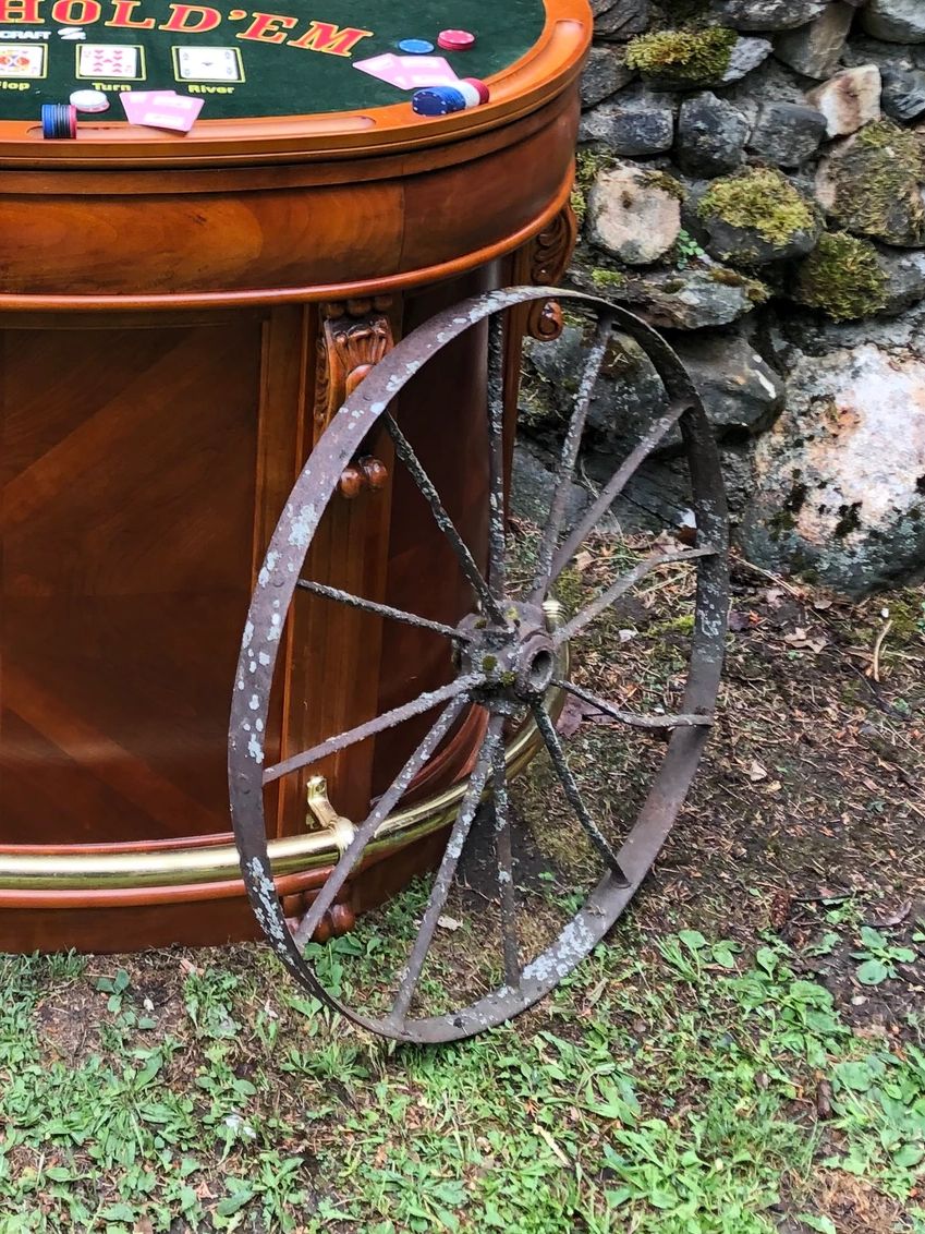 Rusticana Rentals - The Transporters (antique wagon wheel)