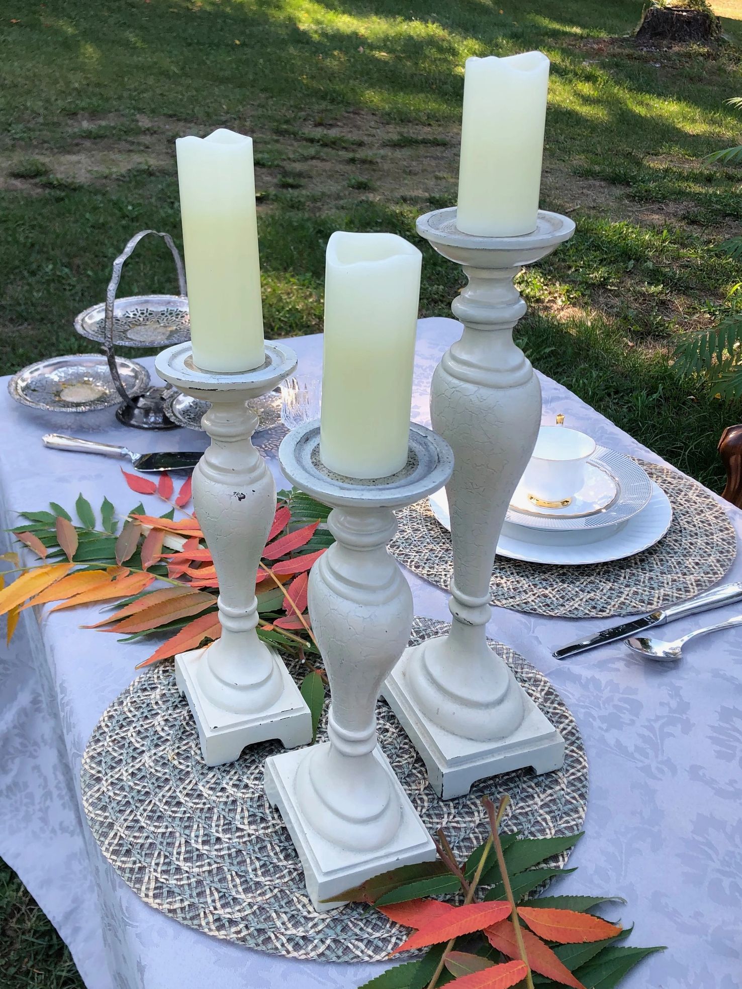 Rusticana Rentals - The Clue Sticks (candle holders)