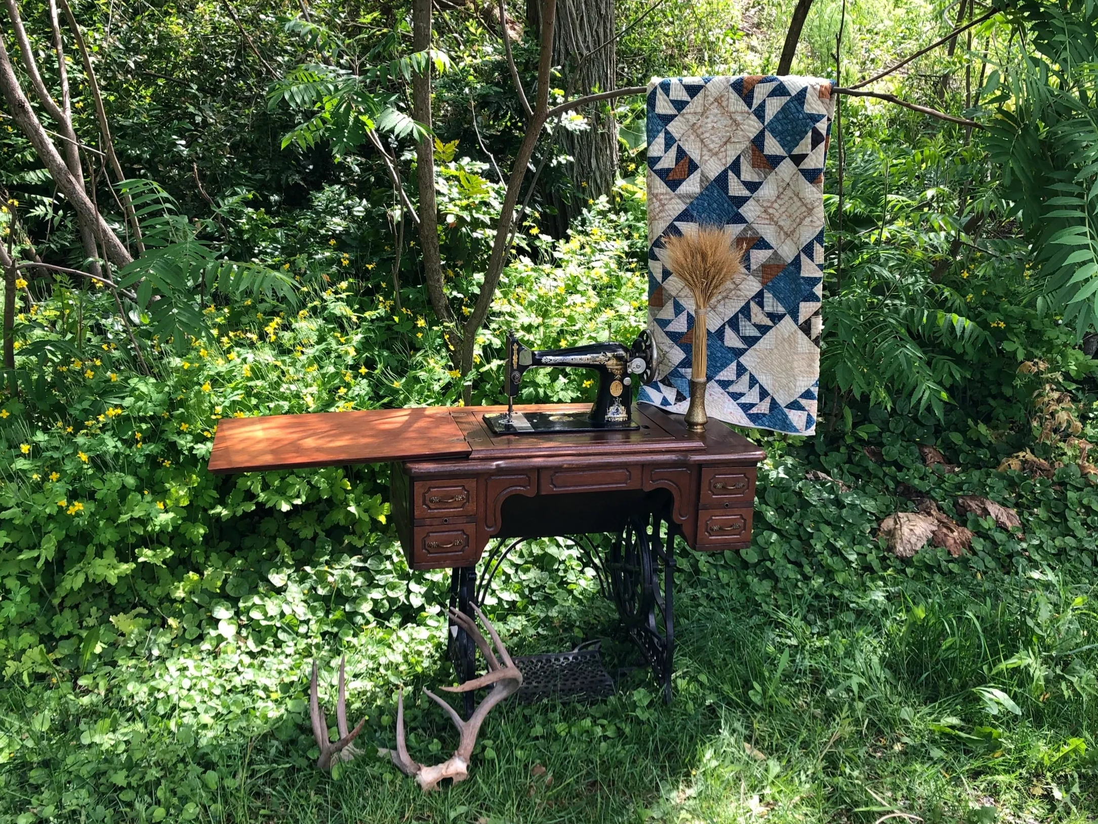 Rusticana Rentals - Stitchy (antique singer sewing machine)