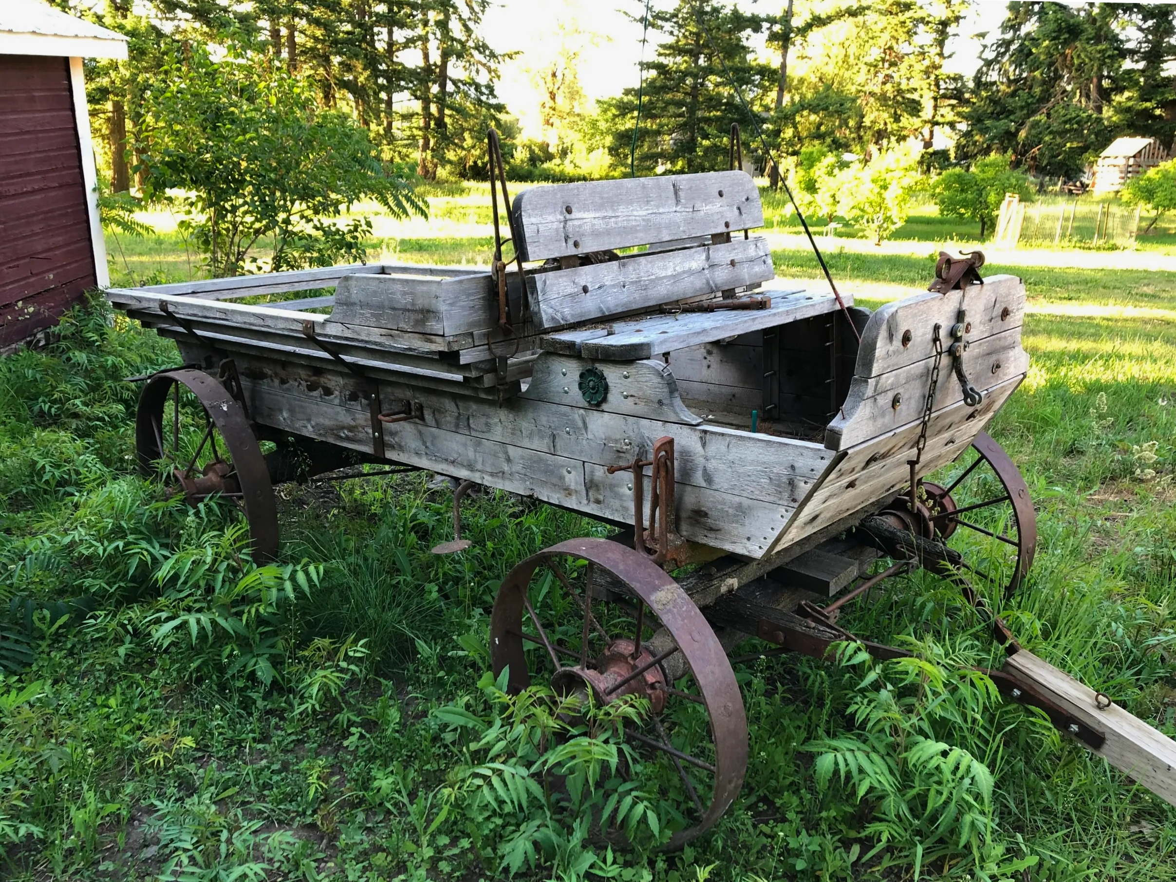 Rusticana Rentals - Buffalo Bill (antique homemade wagon)