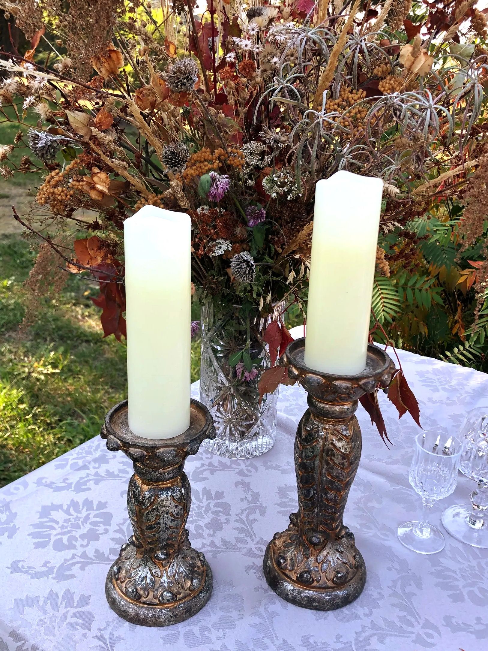 Rusticana Rentals - The Romancers (candle holders)