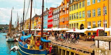 Copenhagen Denmark harbor