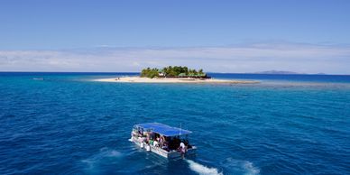 Fiji island boat