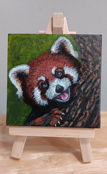 Red Panda Painting Commission