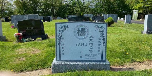 Recent customers headstone 
