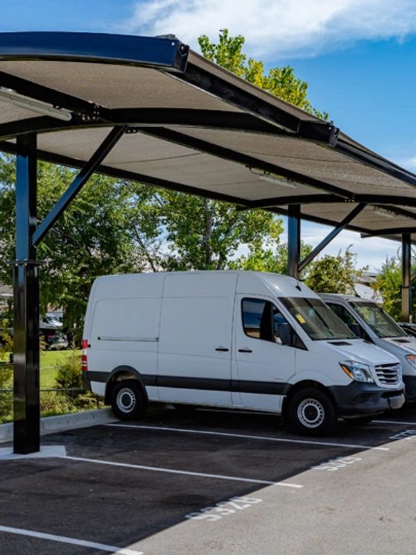 Durable, stylish car parking shades providing maximum UV protection ideal for Qatar’s harsh climate