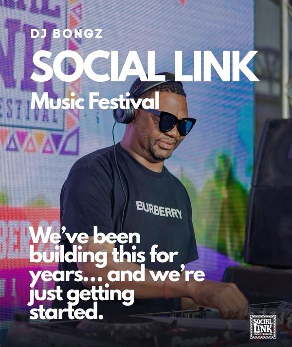 DJ Bongz at Social Link Music Festival, building a legacy through music.