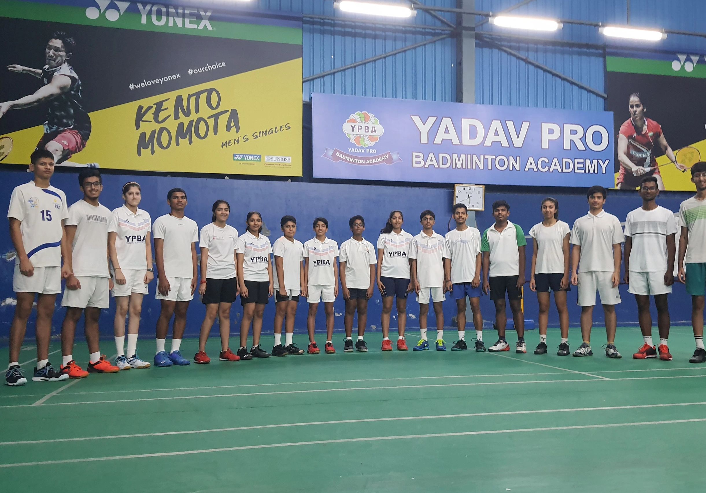 Junior Advance batch players from Various cities of india 
