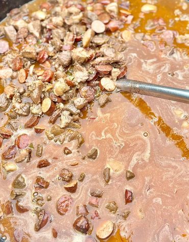 Chubby’s jambalaya being prepared ! 