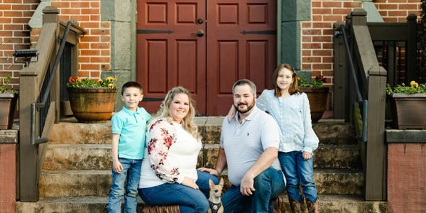 Family picture of owners and kids at Modernize to Stay