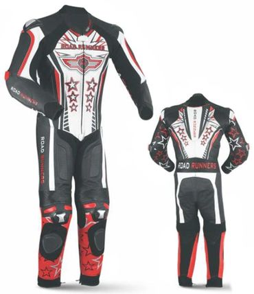 Top grain cow leather 1.3mm. Motorbike suit. RR Pro RR-S-2525. Detachable mesh lining 100% polyester