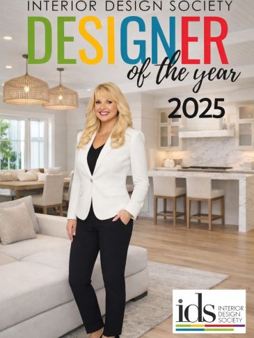 Woman named Designer of the Year 2025 by Interior Design Society.