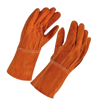 Guantes Electricista De Res Puño De Carnaza Proteccion Manos