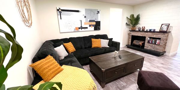 Corporate Rentals Suite, Cozy Living Room