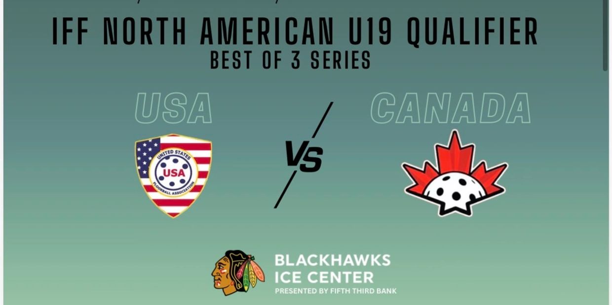 IFF AMER Men's U19 World Floorball Championship Qualifier 2027 USA v Canada at Blackhawks Ice Center
