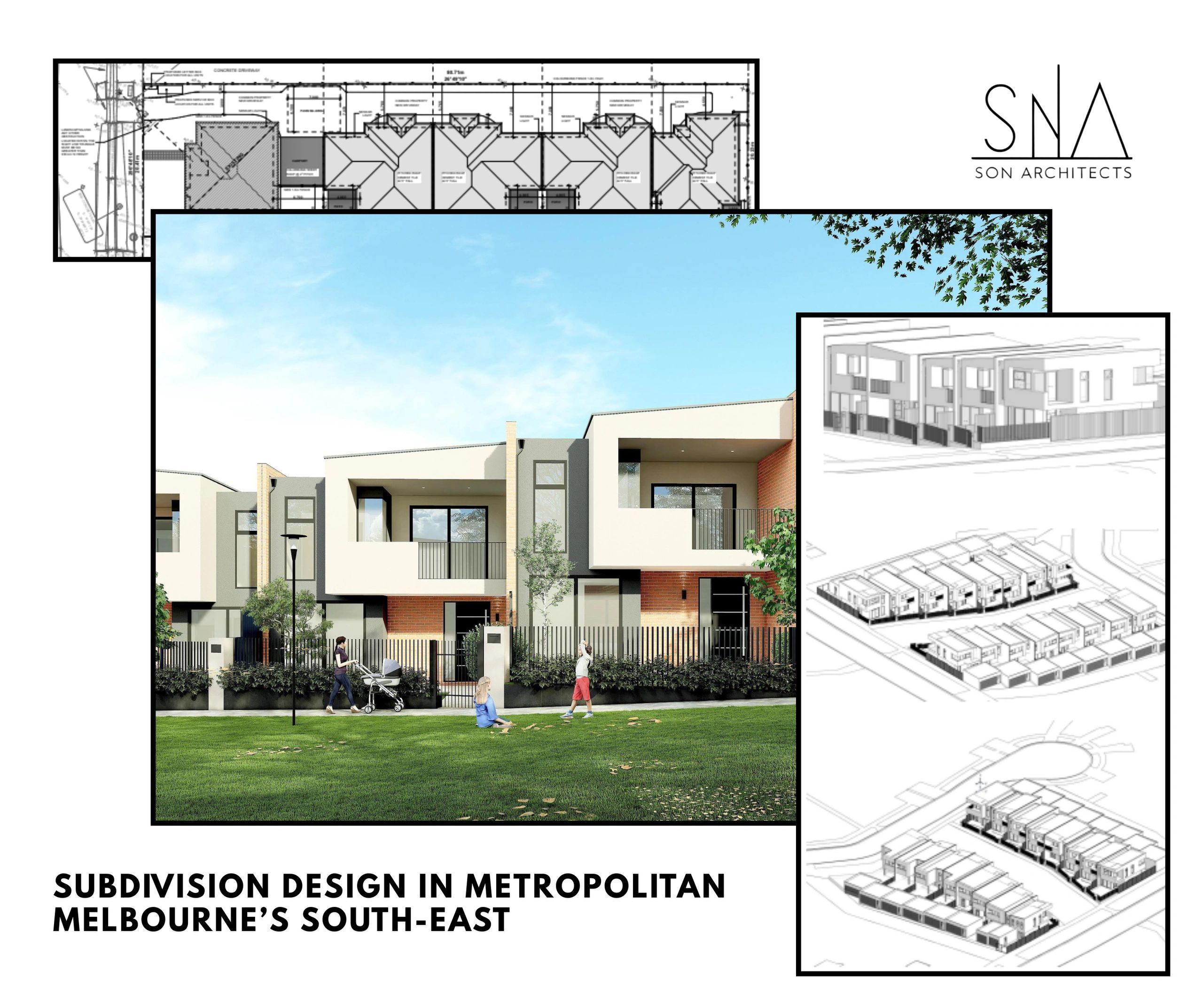 Subdivision has been a growing trend in South East Melbourne and SON Architects could support you.