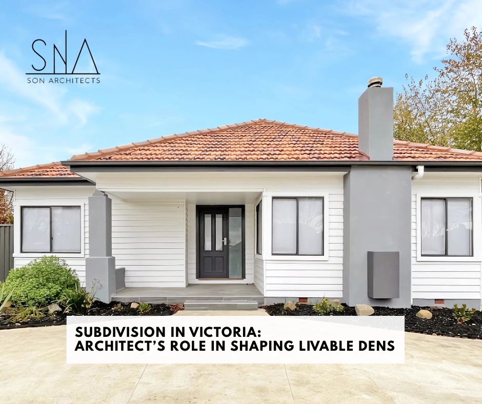 How an architect's design provide values for property owners seeking subdivision solutions? 