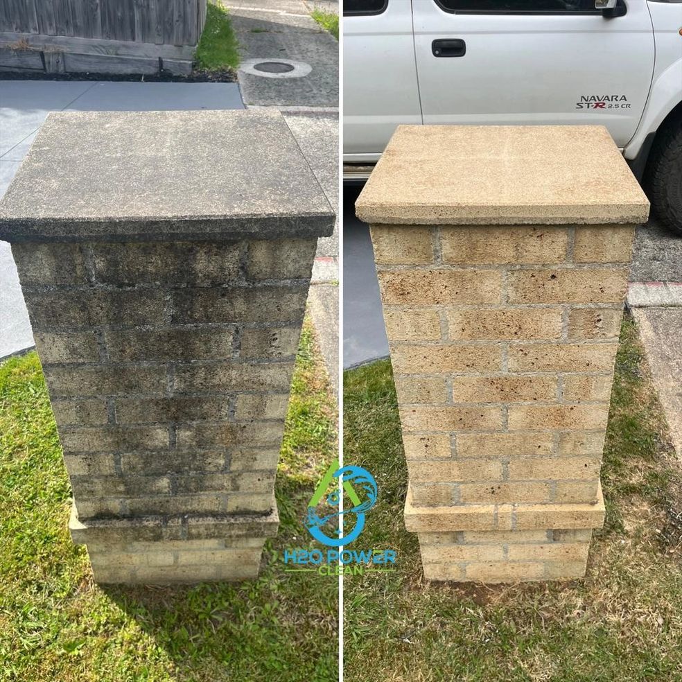 Before – grime on driveway