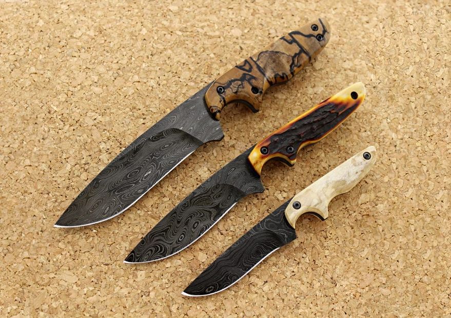 The Snowcat fixed blade knife series by Robert Champion.