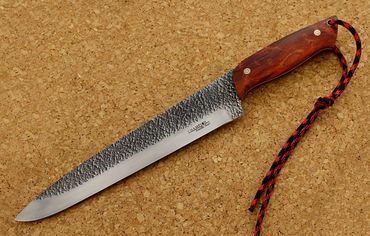 Kitchen knife with stablized wood handle by Robert Champion