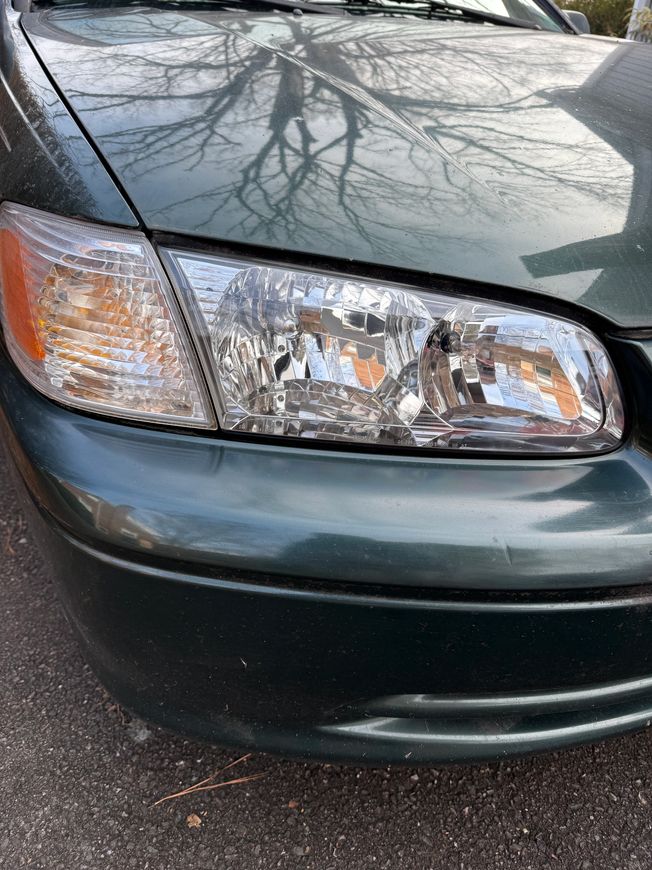After · Green vehicle