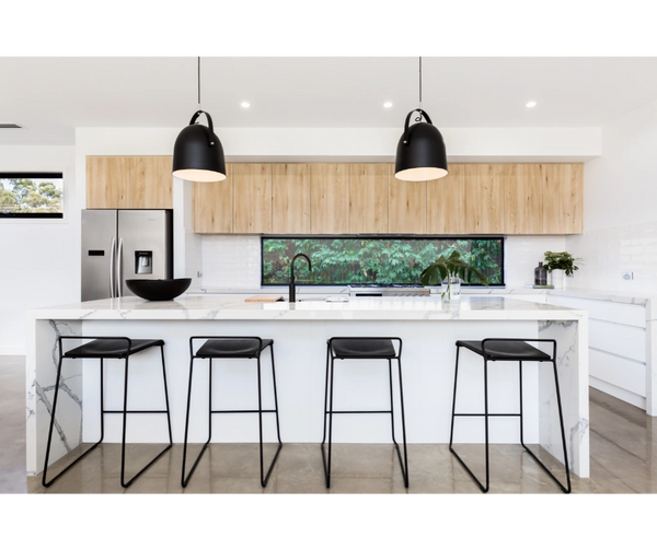 WILLIAMSTOWN: Modern Kitchen with island bench serving as the main attraction and meal space