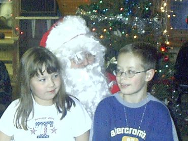 Santa with Members Children 